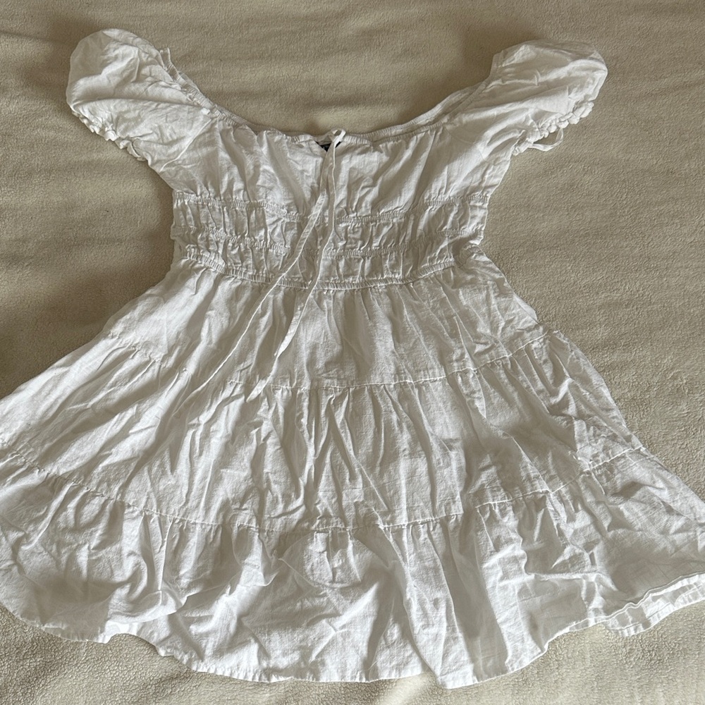 White Off-Shoulder Dress, SHEIN, Women’s Large